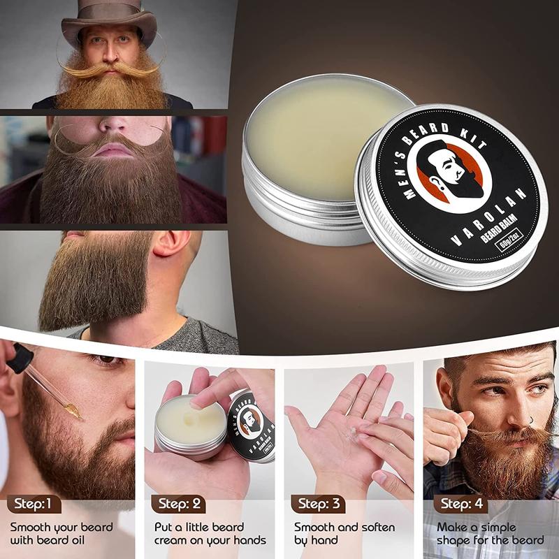 Birthday Gifts for Men, Mens Gifts, Unique Beard Care Kit for Men Best Friends Male Dad Brother Husband Fiance Him Boyfriend Coworker, Gift Ideas Gifts for Him