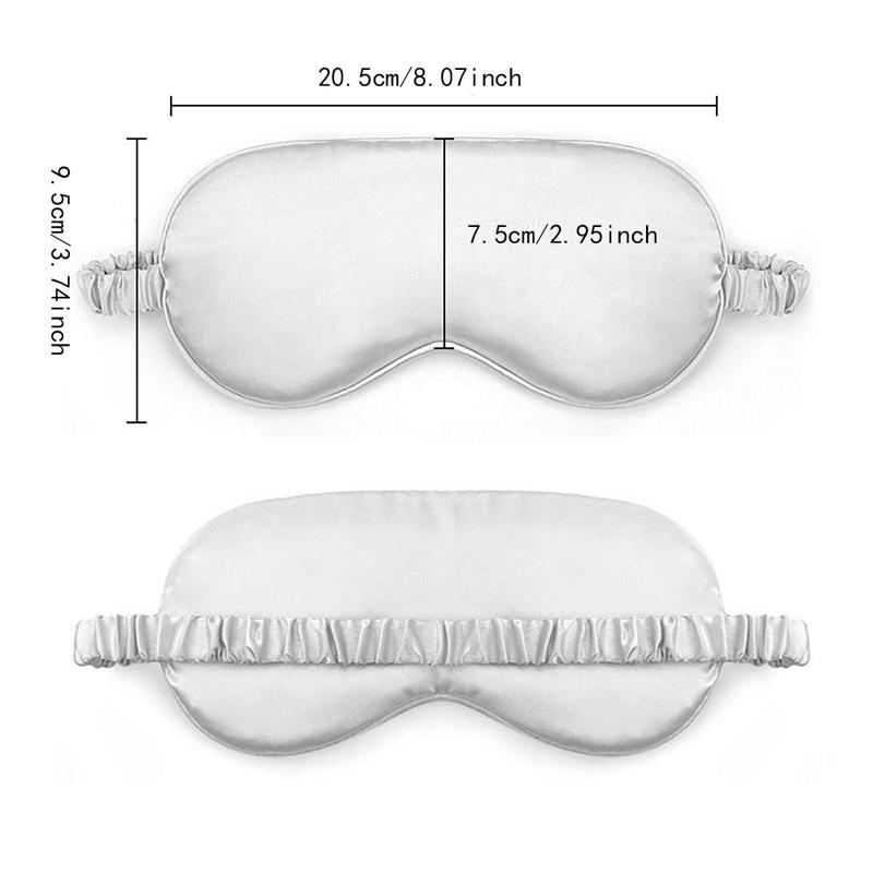 Adjustable Strap Fluffy Sleeping Eye Mask, 1 Count Light Blocking Eye Cover for Women & Men