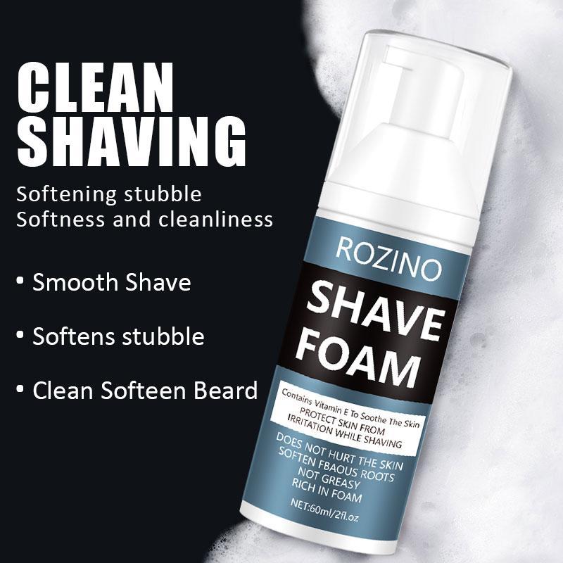 60ml Shave Foam, Gentle & Smooth Shaving Cream, Comfort & Lightweight Shaving Cream, Shaving Foam for Men