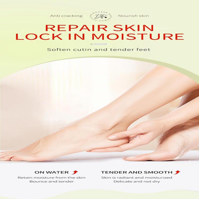 Moisturizing Foot Cream for Dry Cracked Heels and Feet Nourishing Feet Cream with Coconut Extract for Soft Smooth Skin Portable Whole Body Hand Foot Moisturizer for All Skin Types,1.41Oz