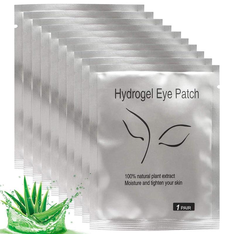 Hydrogel Eye Patch, 50 Pairs set Under Eye Patches for Lashes Extensions, Lint Free Gel Eye Pad for DIY Beauty Eye Makeup, Makeup Tools for Women