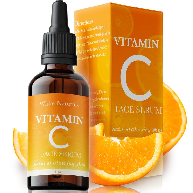 Pure Vitamin C Facial Serum, Anti Aging Face & Eye Serum Hydrating, Reduce Dark Spots, Fine Lines, Wrinkles and Sun Damage, Brightening Serum for Glowing Skin