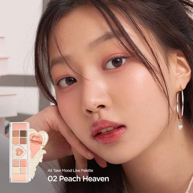 peripera - All Take Mood Like Palette Peritage Collection - Korean Eyeshadow Cosmetic Makeup | Cute Peach Shadow | Mother’s Day Gift