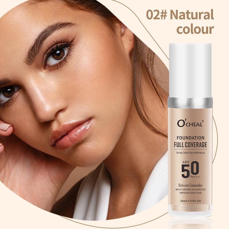 3 in 1 Temperature Color Changing Foundation, 3 Boxes Long Lasting Moisturizing Liquid Foundation, Full Coverage Flawless Makeup Base Primer