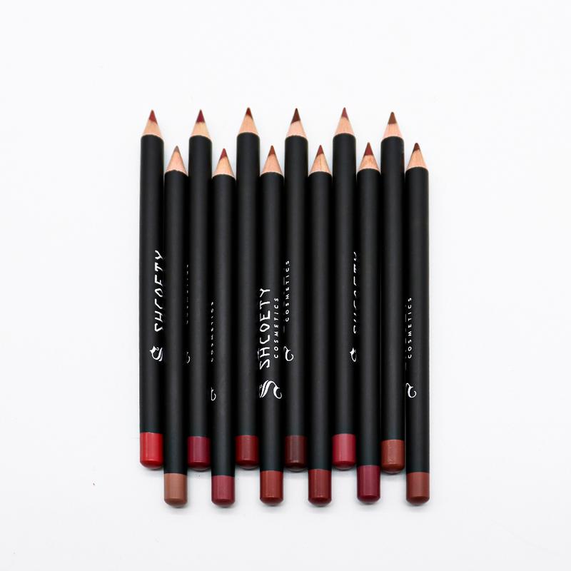 Long Lasting Matte Lip Liner Pencil Set,12pcs set Matte Nude Lipstick Pen, EasyColoring Lip Sticks, Suitable for AlOccasions Lip Makeup