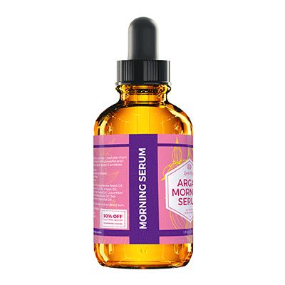 Leven Rose Argan Morning Serum - 1 oz, Daily Hydrating Oil with Vitamin C & E, Blueberry & Pomegranate Skincare Moisture Calendula