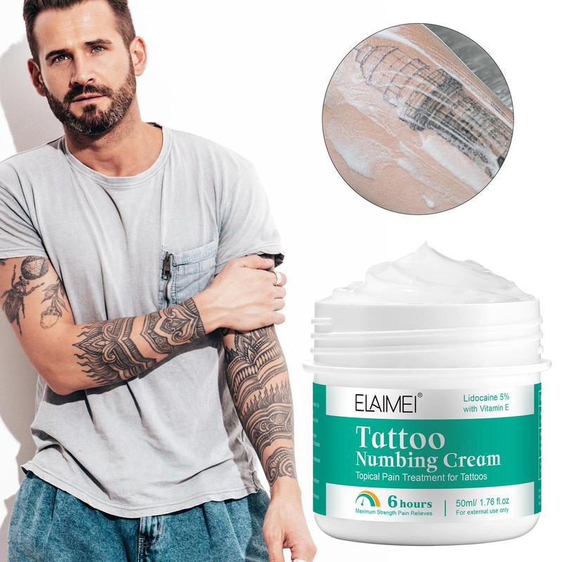 Tattoo Numbing Cream, 1 2 Counts Tattoo Care Cream, Tattoo Aftercare Balm, Personal Care Product for All Skin Types