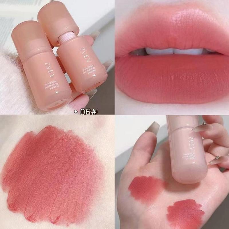 Long Lasting Matte Lip Gloss, 1 Count Waterproof Lip Glaze Stick, Multi-use Face Makeup Products, Suitable for Lips & Cheeks, Lip Makeup Accessories