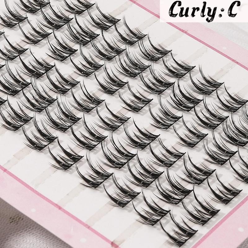 Natural Look Eyelash Extensions, 1 Box Individual False Eyelashes, Self Grafting Curl Eyelashes, Eye Makeup Enhancement False Eyelashes for Women & Girls