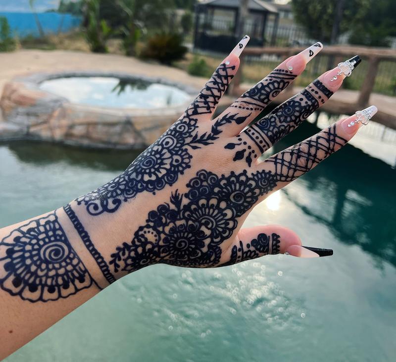 All Natural Jagua Cones | For Body Art Designs and Tattoos | Rich Dark Bluish Black Stain | Organic | No Preservatives, Dyes, PPD or Chemicals Added