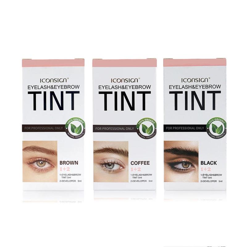 ICONSIGN Eyelash Eyebrow Dye Tint Kit Brow Enhancer Mascara Lift Tinting Tattoo Eyes Makeup Tools Cream Cosmetic