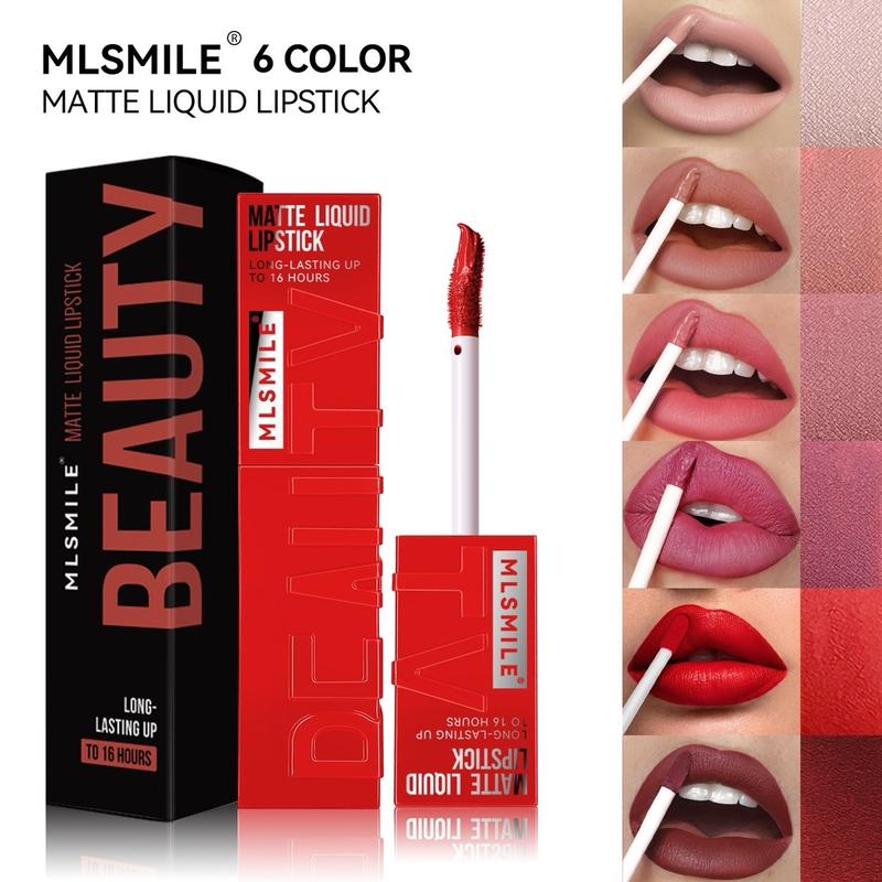 GIFT| Long Lasting Waterproof MATTE LIQUID LONG LASTING UP TO 16 HOURS Lipstick Color Gloss Cosmetic Flawless Lipgloss Makeup Glossy Lip Care