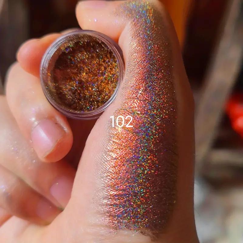 Holographic  Pigment  Powder Chameleon Sparkle Pearly Glitter  Iridescent Color Bright Color Gradient  - 0.2g For Music Festival