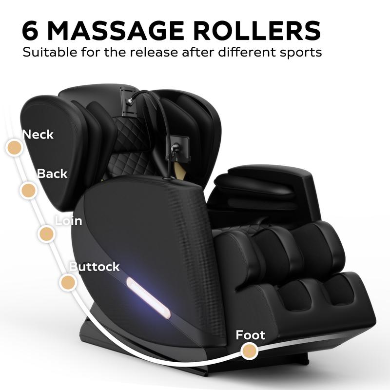 [blackfriday sale]2024 Massage Chair Recliner with Zero Gravity with Full Body Air Pressure