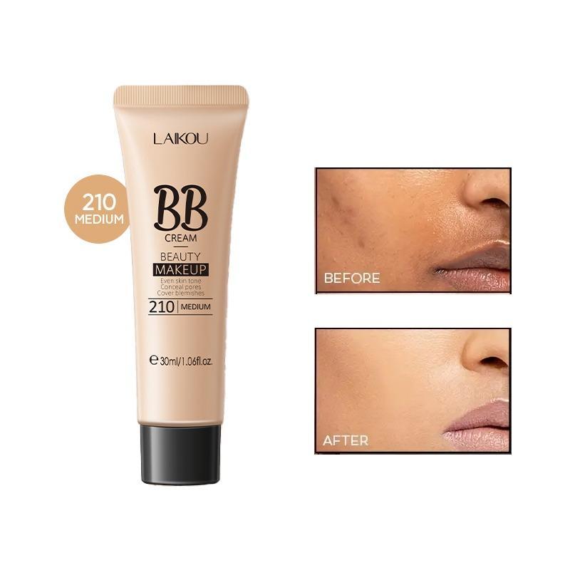 Long-Wearing BB Cream, Hydrating Concealer BB Cream, Lightweight and Smooth Makeup Foundation, Moisturizing Sunscreen, Facial Color Correcting Cream