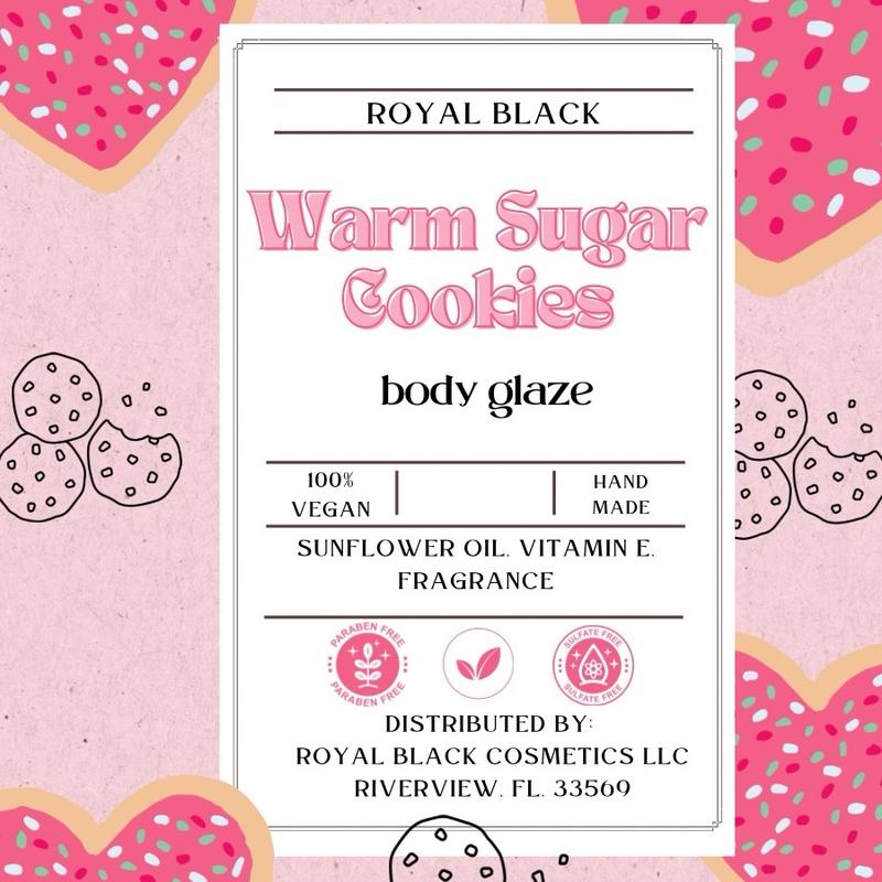 Warm Sugar Cookie Hydrating Body Oil - Body Care Royal Black Cosmetics