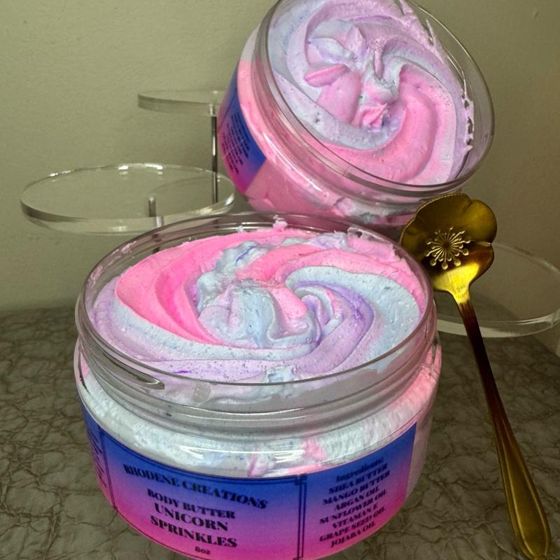 Unicorn sprinkles body butter