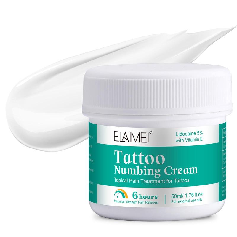 Tattoo Numbing Cream, 1 2 Counts Tattoo Care Cream, Tattoo Aftercare Balm, Personal Care Product for All Skin Types