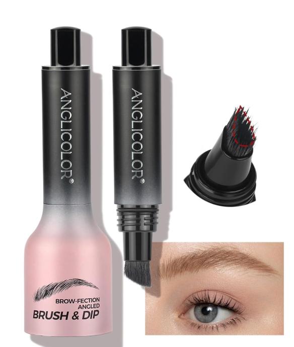 Upgraded Liquid Microblading Eyebrow Pen,Teardrop Angled Micro Eyebrow Brush To Microblading Eyebrow,Hair-Like Strokes,Natural Easy To Color Long Lasting Quick Drying