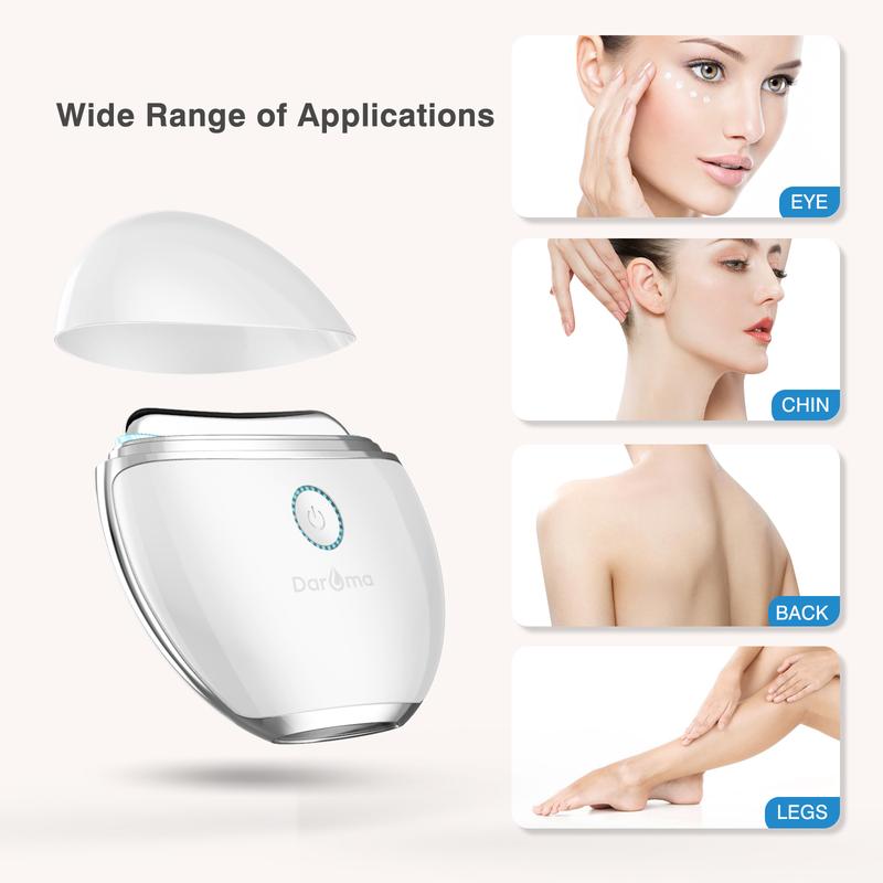 DAROMA Gua Sha Electric, 2025 Upgraded Facial & Body Massager Tools, 4 Features All in 1 Tech, Effective Anti-Aging, Wrinkle, Detox, Relieve Soreness and Pressure, Massager for Eyes, Neck Comfort