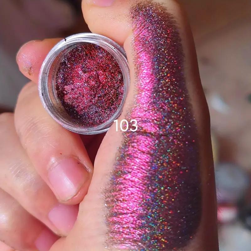 Holographic  Pigment  Powder Chameleon Sparkle Pearly Glitter  Iridescent Color Bright Color Gradient  - 0.2g For Music Festival