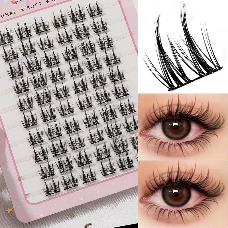 Natural Look Eyelash Extensions, 1 Box Individual False Eyelashes, Self Grafting Curl Eyelashes, Eye Makeup Enhancement False Eyelashes for Women & Girls