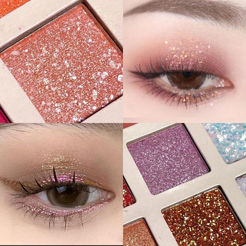 42-color Matte & Glitter Eyeshadow Palette, Long Lasting Shimmering Eye Shadow Makeup Product, High Pigmented Glittering Blendable Eyeshadow Powder, Colorful Soft Eye Makeup Powder Palette