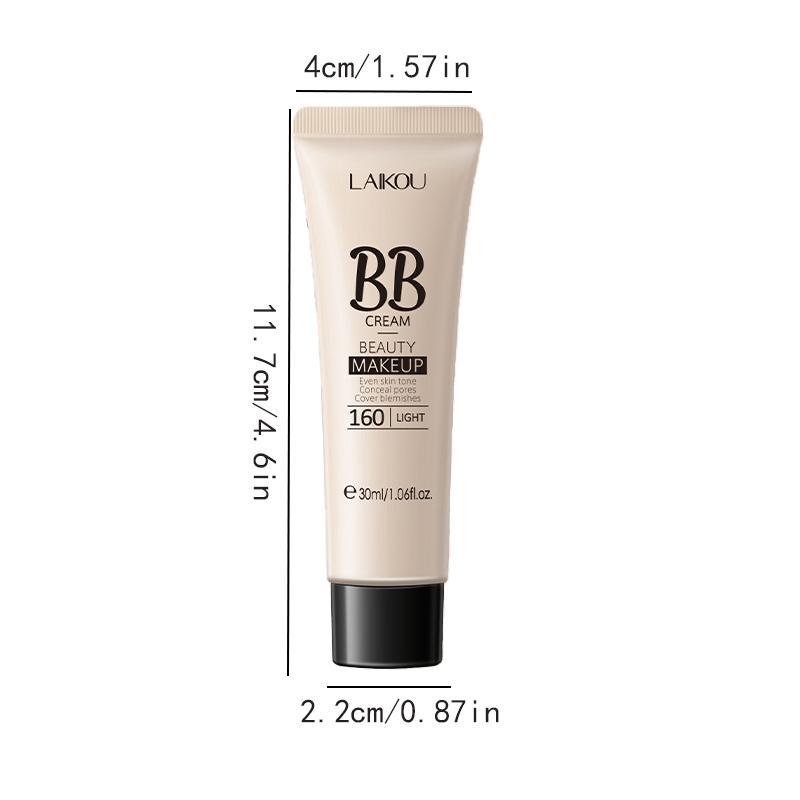 Long-Wearing BB Cream, Hydrating Concealer BB Cream, Lightweight and Smooth Makeup Foundation, Moisturizing Sunscreen, Facial Color Correcting Cream