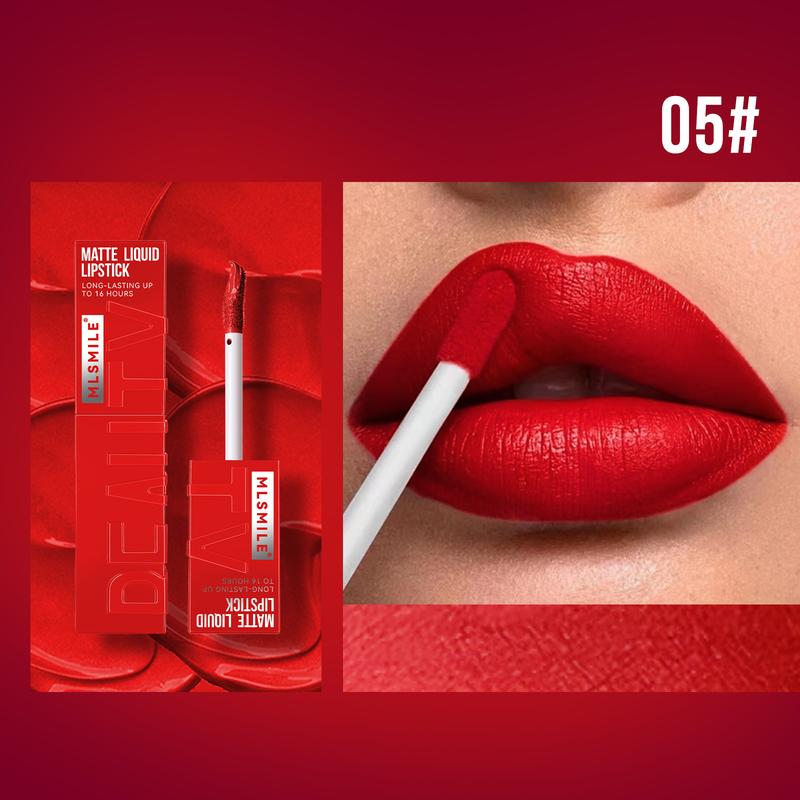 GIFT| Long Lasting Waterproof MATTE LIQUID LONG LASTING UP TO 16 HOURS Lipstick Color Gloss Cosmetic Flawless Lipgloss Makeup Glossy Lip Care