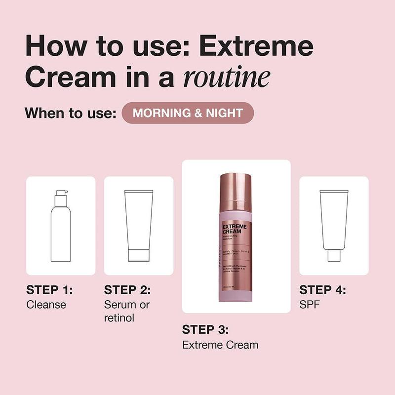 Extreme Home & Away - Includes a full size Extreme Cream, travel size Extreme Cream, and a limited edition velvet makeup bag