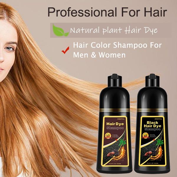 3 in 1 Dye Shampoo for Hair,Hair Dye Shampoo,Natural Coffee Quick Hair Dye,Hair Care,Fruity Aroma,Various Colors Available,3-in-1 Plant Extracts Natural Shampoo,Long Lasting,Ammonia Free,Mild Hair Coloring Haircare(500ml)