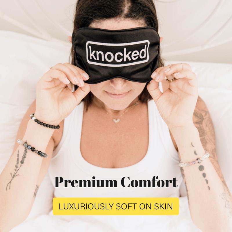 Luxurious Silky Eye Mask for Ultimate Comfort & Restful Sleep Smooth Lightweight