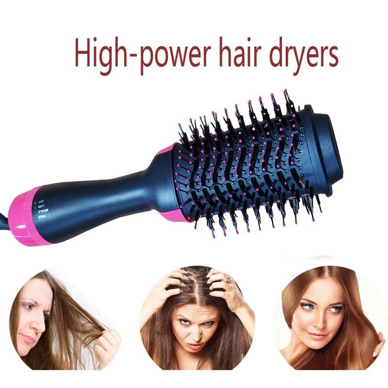 Hot Air Comb Hairbrush, 1 Box Hair Dryer Brush, Dry & Wet Dual-use Hair Styling Brush, Hair Straightening Brush, Hair Styling Tool for Home & Salon Use