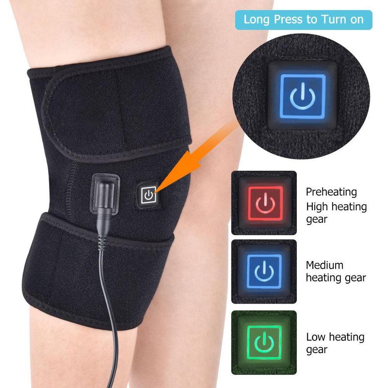 Usb Charging Heated Knee Pad, 3-gear Adjustable Electric Heating Knee Pad, Personal Care Appliances for Home and Travel