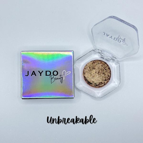 JAYDO Beauty Pressed Single Duo Chrome Eyeshadow Glitter Shadow Makeup - Cosmetic Color Long Lasting