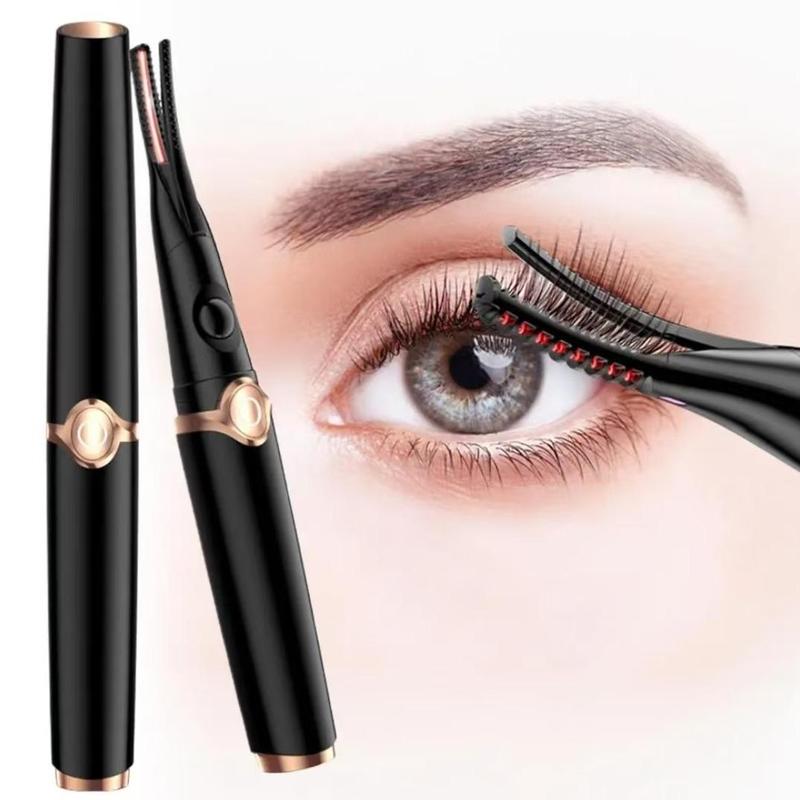 Electric Eyelash Curler, 1 Box Usb Rechargeable Eyelash Curler, Professional Long Lasting Eyelash Curling Tool, Eye Makeup Tool for Women