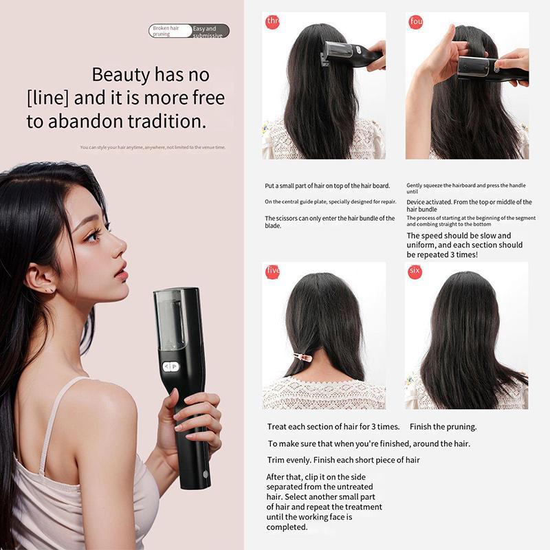 2 in 1 Split Hair Trimmer, 1 Box Portable Electric Hair Trimmer, Women's Rough Hair Trimmer, Hair Styling Tool for Home & Salon Use, Christmas Gift