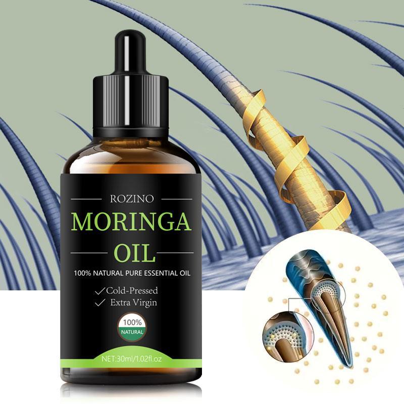 30ml Natural Moringa Oil, Hair Care Oil, Moisturizing Hair Oil, Natural Hair Care Product for Women & Men