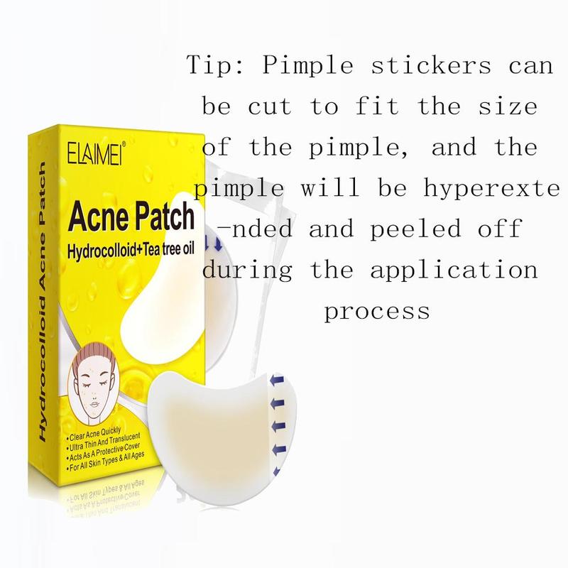 Acne Patch, 20 Patches box Hydrocolloid & Tea Tree Oil Facial Acne Covering Patch, Light & Easy To Carry, Suitable for All Skin Types, Christmas, Christmas Gift