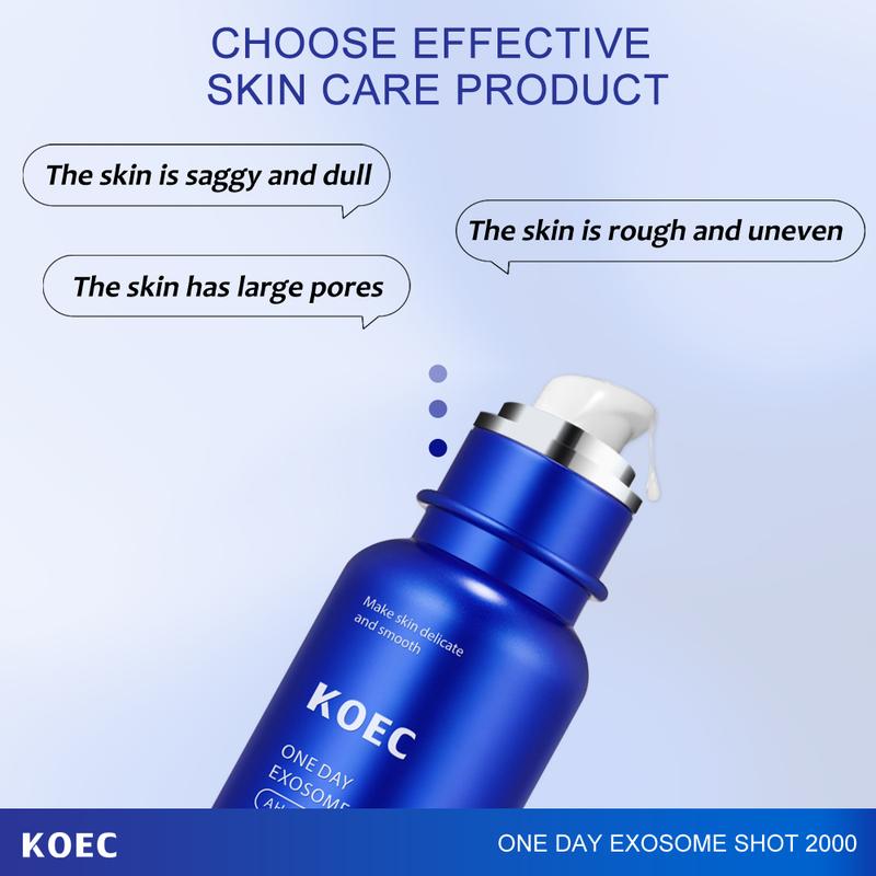 [KOEC Official Shop Exclusive SET] Korean Home Aesthetic Duo I Experience Glass Glow Effect with Zero Exosome Spicule Serum+Collagen Niacinamide Jelly Cream Combination Facial  Daily