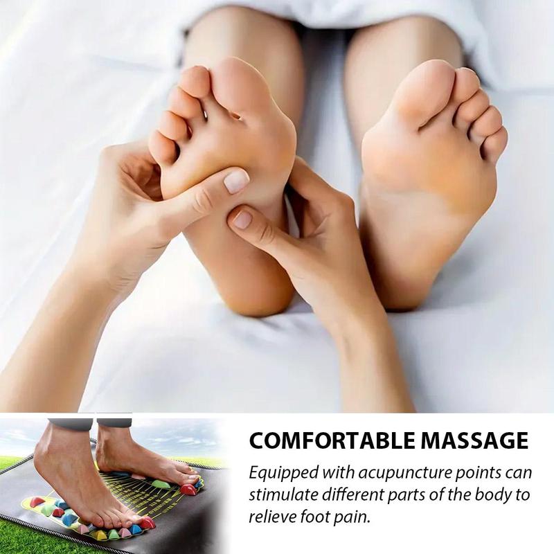 Foot Massage Mat, Long Foot Acupoint Massage Mat, Simulated Cobblestone Foot Massage Mat, Fitness Gift, Christmas Gift