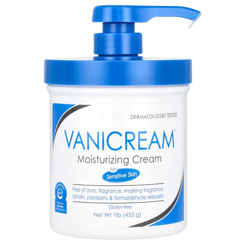 Vanicream Moisturizing Cream, For Sensitive Skin, 1 lb (453 g)