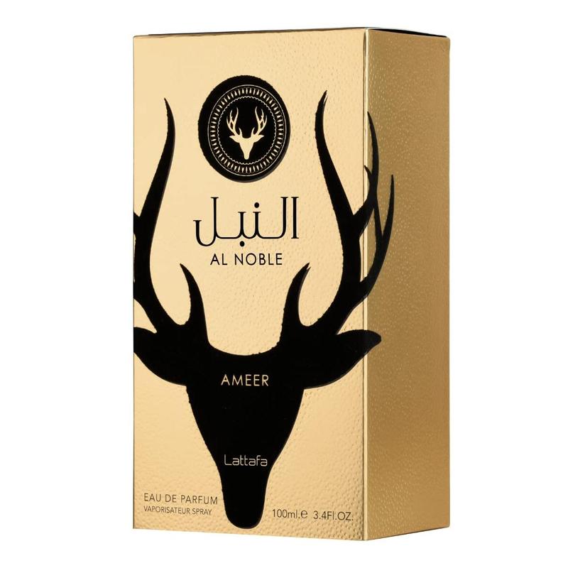 Lattafa Al Noble Ameer Eau De Parfum Spray for Unisex, 3.4 Ounce