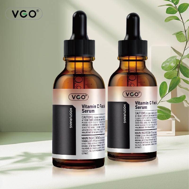 VGO-Vitamin C Serum, Moisturizer, and Facial Cleanser Set Cleansing Moisturizing Suitable for sensitive skin-Live