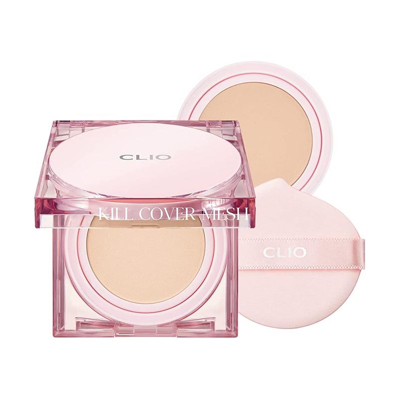 CLIO - Kill Cover Mesh Glow Cushion Set - Korean Makeup Coverage -  Smooth Radiance  Foundation FlawlesConcealer Radiant