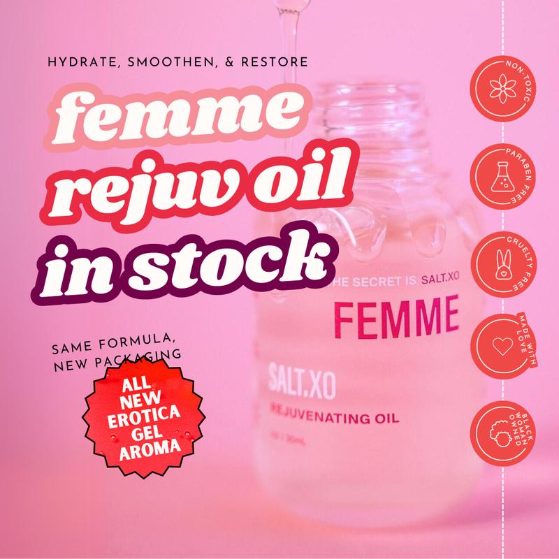 Salt.Xo Femme Rejuv Oil- For Bikini Line - Moisturize