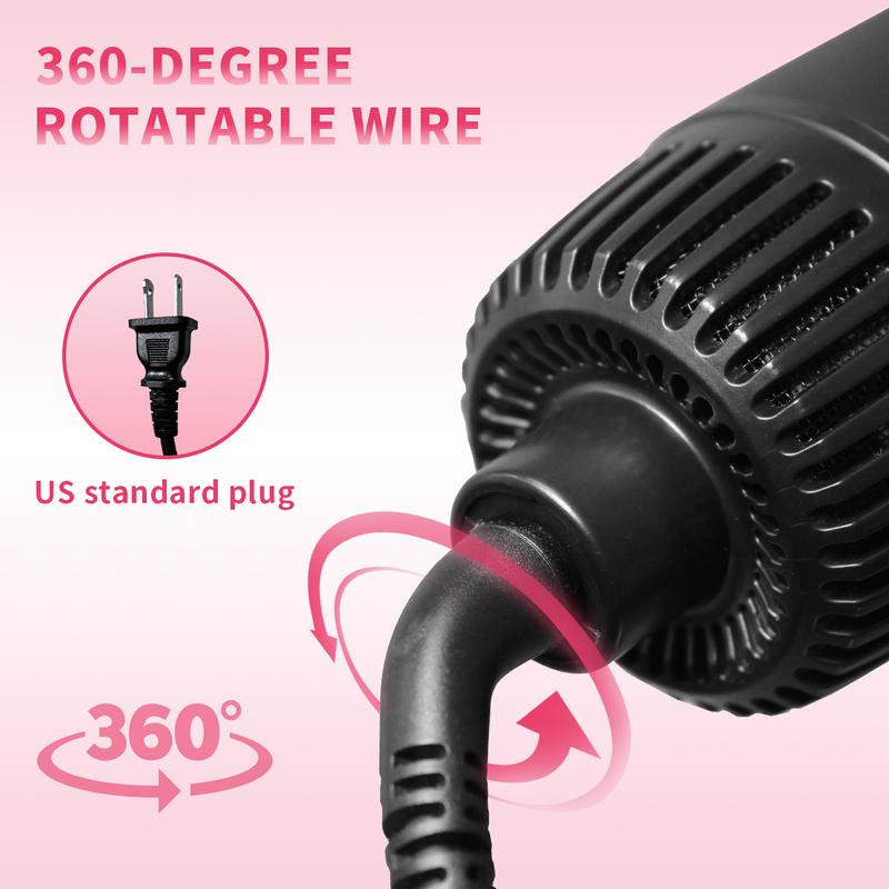 DOMIDO Apollo - Negative ion straightening comb hair dryer, multi-functional curling comb to create smooth and high-quality hair.