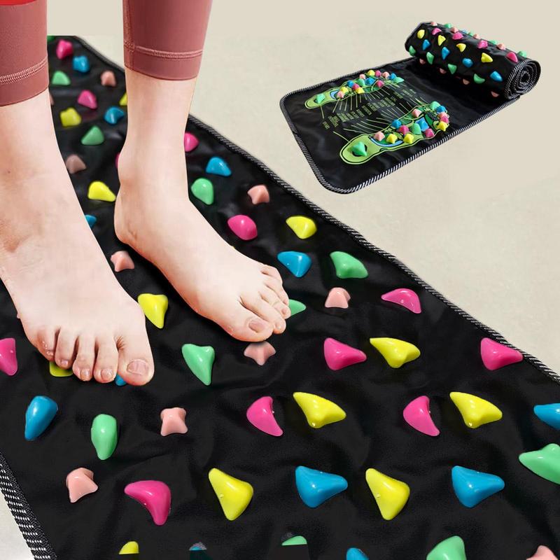 Foot Massage Mat, Long Foot Acupoint Massage Mat, Simulated Cobblestone Foot Massage Mat, Fitness Gift, Christmas Gift