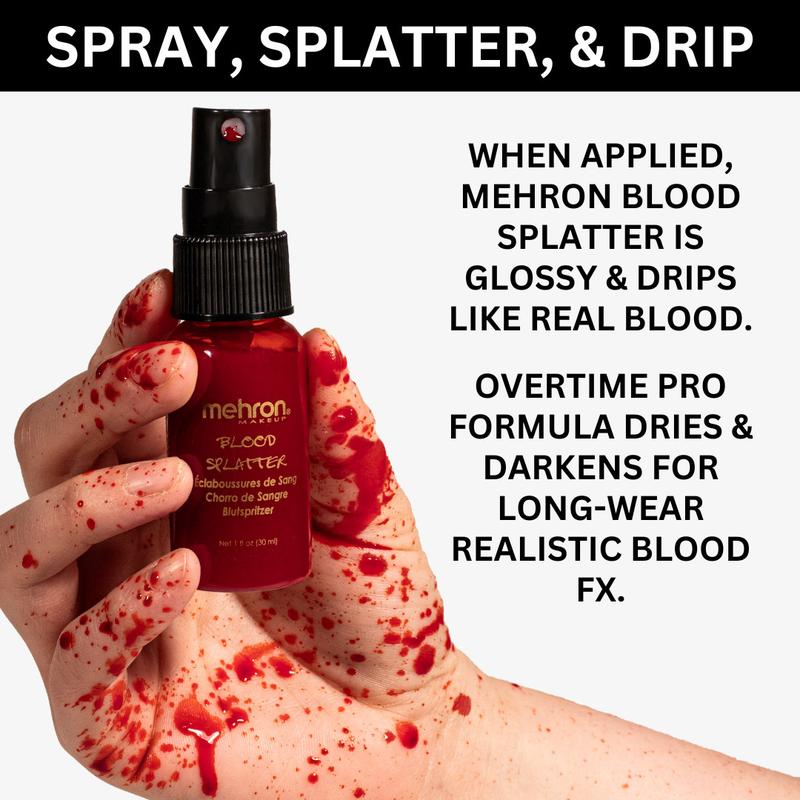 Mehron Theatrical Blood Splatter Special Effect Makeup