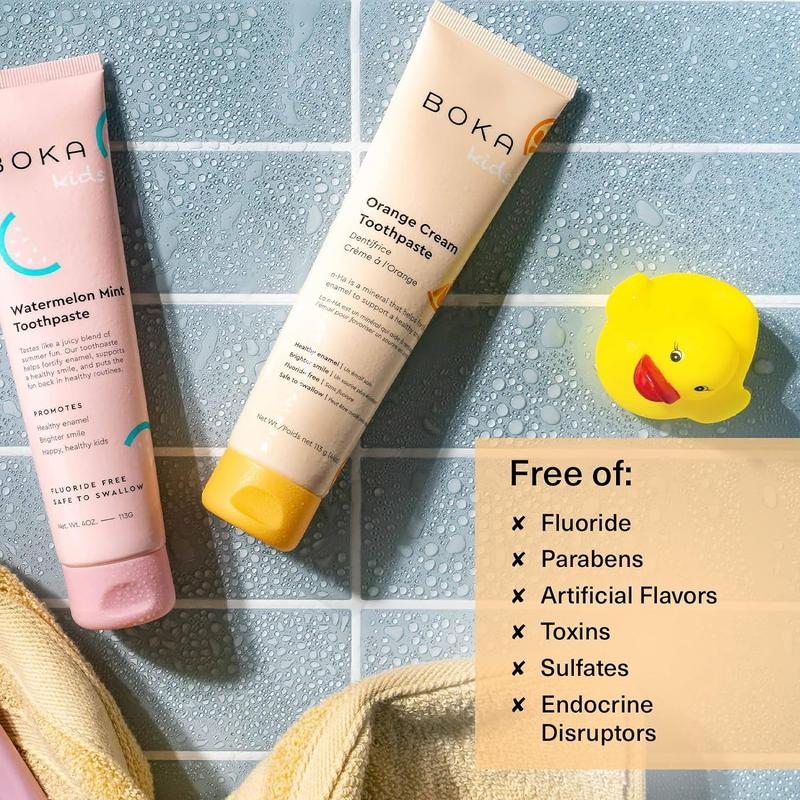 Customize Your Boka Oral Care with Three Flavors of Your Choice - Fluoride-Free Toothpaste